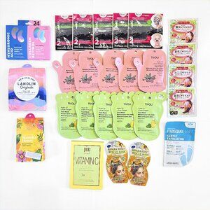 NEW! 56 Face, Eyes, Hands, Feet, Hair Treatment Masks- Unisex